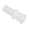Shop 18mm Female to 18mm Male Glass Adapter in australian