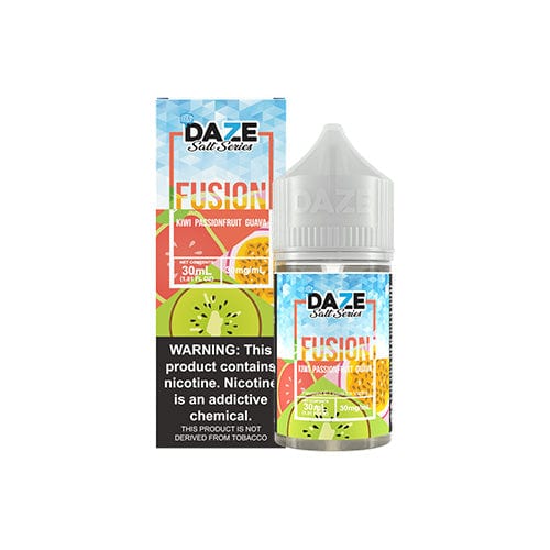 Shop 7 Daze Fusion Kiwi Passionfruit Guava ICED 30ml Nic Salt Vape Juice in australian