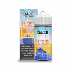 Shop 7 Daze Fusion Lemon Passionfruit Blueberry ICED 100ml Vape Juice in australian