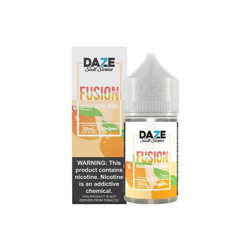 Shop 7 Daze Fusion Orange Cream Mango 30ml Nic Salt Vape Juice in australian