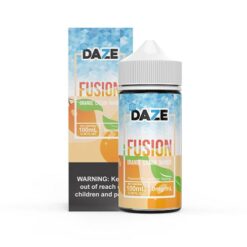 Shop 7 Daze Fusion Orange Cream Mango ICED 100ml Vape Juice in australian
