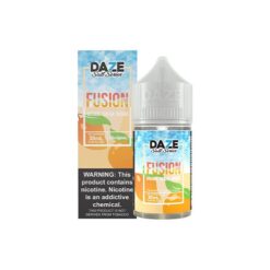 Shop 7 Daze Fusion Orange Cream Mango ICED 30ml Nic Salt Vape Juice in australian