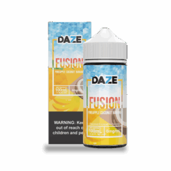Shop 7 Daze Fusion Pineapple Coconut Banana ICED 100ml Vape Juice in australian