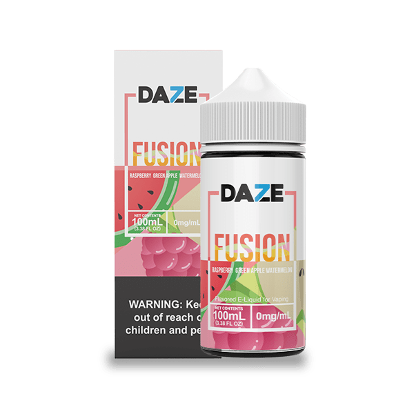 Shop 7 Daze Fusion Raspberry Green Apple Watermelon 100ml Vape Juice in australian