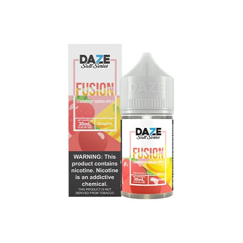 Shop 7 Daze Fusion Strawberry Banana Apple 30ml Nic Salt Vape Juice in australian