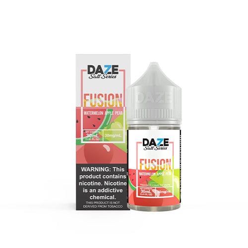 Shop 7 Daze Fusion Watermelon Apple Pear 30ml Nic Salt Vape Juice in australian