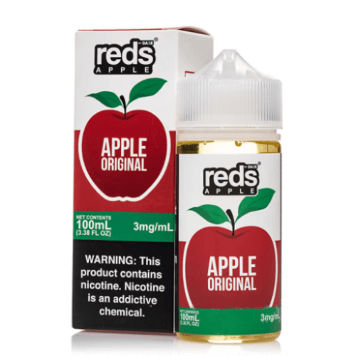 Shop 7 Daze Reds Apple Original 100ml Vape Juice in australian