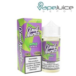 Shop Apple Grape Cloud Nurdz eLiquid 100ml in australian