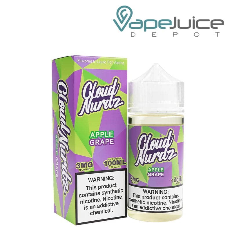 Shop Apple Grape Cloud Nurdz eLiquid 100ml in australian