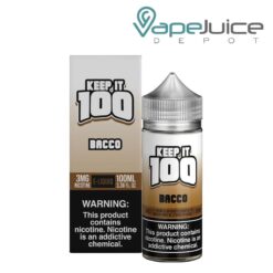 Shop Bacco Keep it 100 TFN eLiquid 100ml in australian