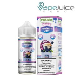 Shop Blue Razz Jam Pod Juice TFN 100ml in australian