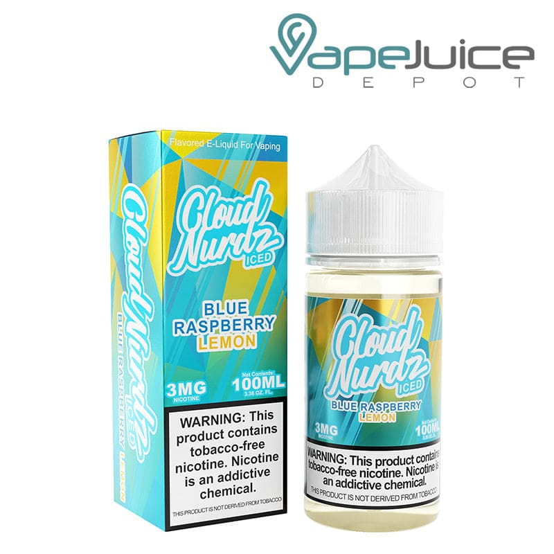 Shop Iced Blue Raspberry Lemon TFN Cloud Nurdz 100ml in australian