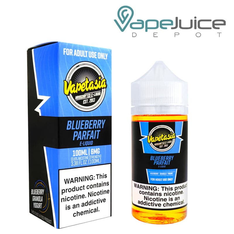 Shop Blueberry Parfait Vapetasia eLiquid 100ml in australian