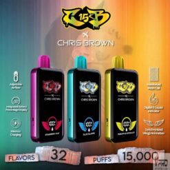 Shop CB15K x Chris Brown 15000 Puffs Disposable BOGO in australian