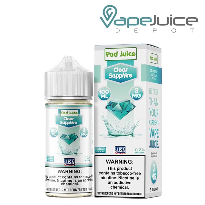 Shop Clear Sapphire Pod Juice TFN 100ml in australian