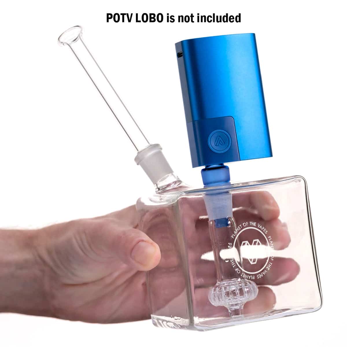 Shop POTV Cloud Cube Glass Bubbler in australian