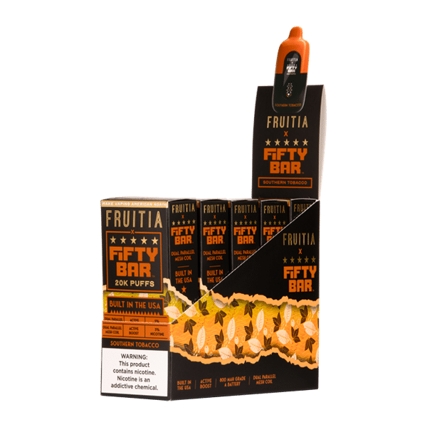 Shop Southern Tobacco FRUITIA X Fifty Bar 20K in australian