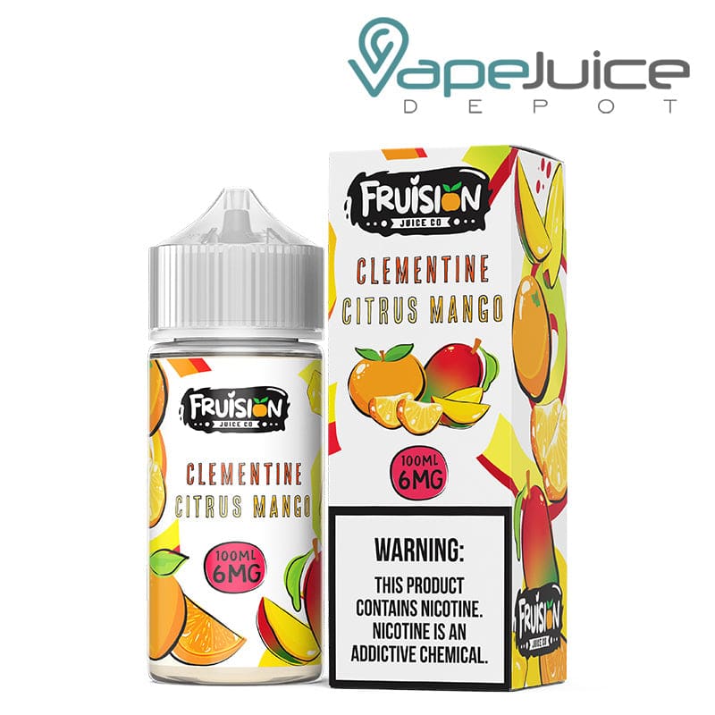 Shop Clementine Citrus Mango Fruision Juice Co 100ml in australian