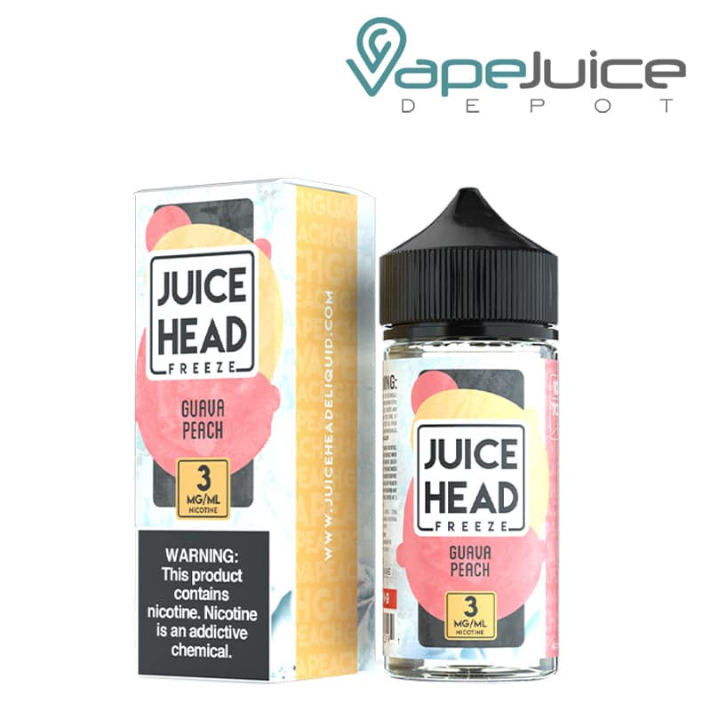 Shop Guava Peach Juice Head Freeze 100ml in australian