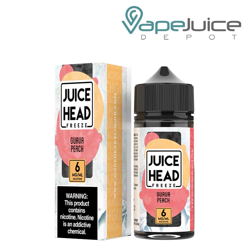 Shop Guava Peach Juice Head Freeze 100ml in australian