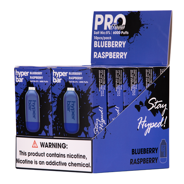 Shop Blueberry Raspberry Hyper Bar Pro 6000 in australian