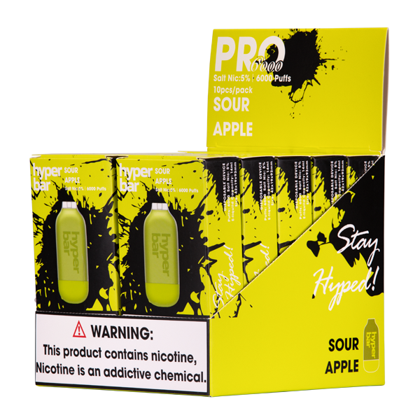 Shop Sour Apple Hyper Bar Pro 6000 in australian