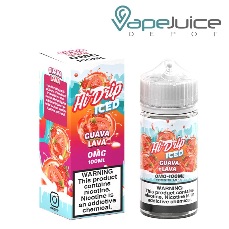 Shop ICED Guava Lava Hi-Drip eLiquid 100ml in australian