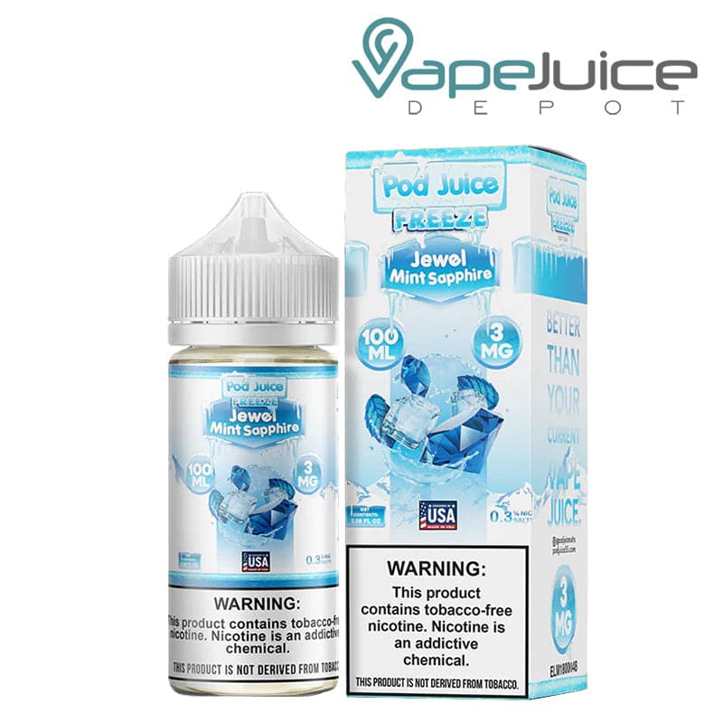 Shop Jewel Mint Sapphire Pod Juice TFN 100ml in australian