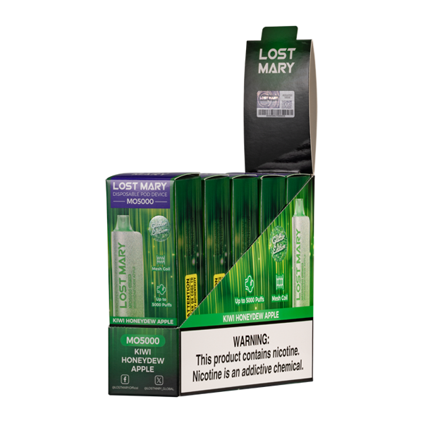 Shop Kiwi Honeydew Apple Lost Mary MO5000 (Glitter Edition) in australian