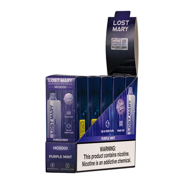 Shop Purple Mint Lost Mary MO5000 (Glitter Edition) in australian