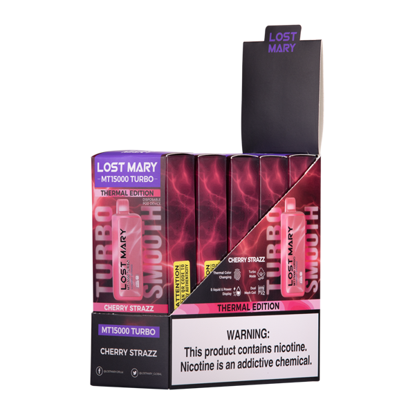 Shop Cherry Strazz Lost Mary MT15000 Turbo in australian