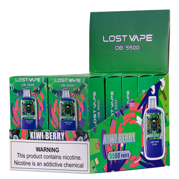 Shop Kiwi Berry Lost Vape OB5500 in australian