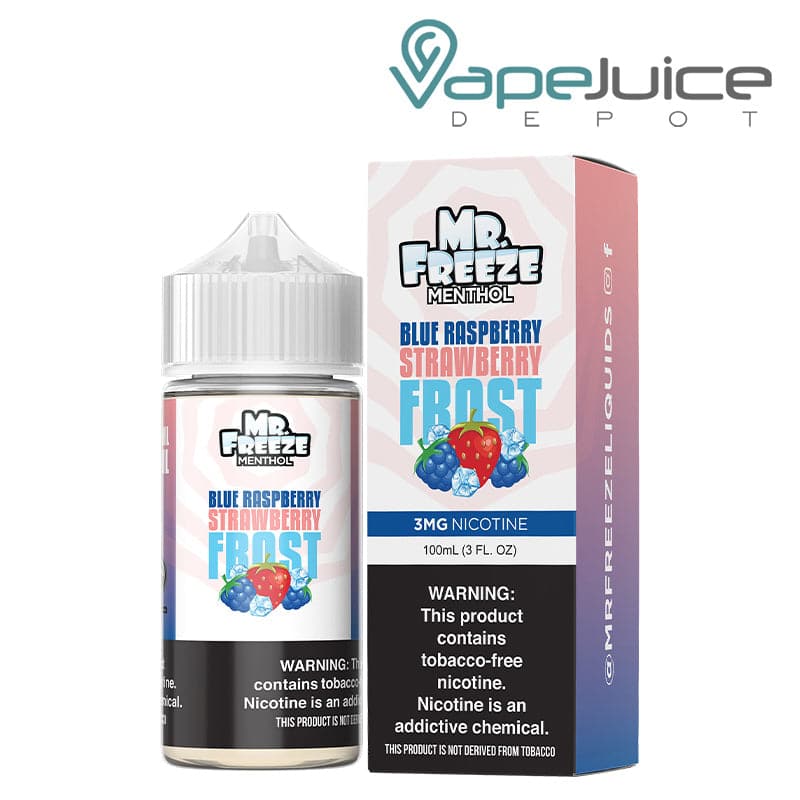 Shop Blue Razz Strawberry Frost Mr Freeze 100ml in australian