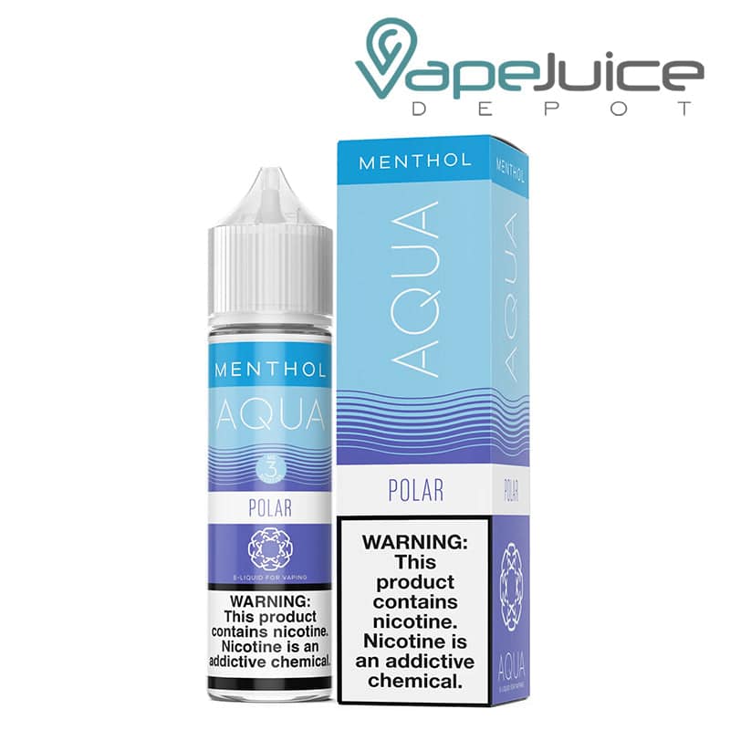 Shop Menthol Polar AQUA Synthetic eLiquid 60ml in australian