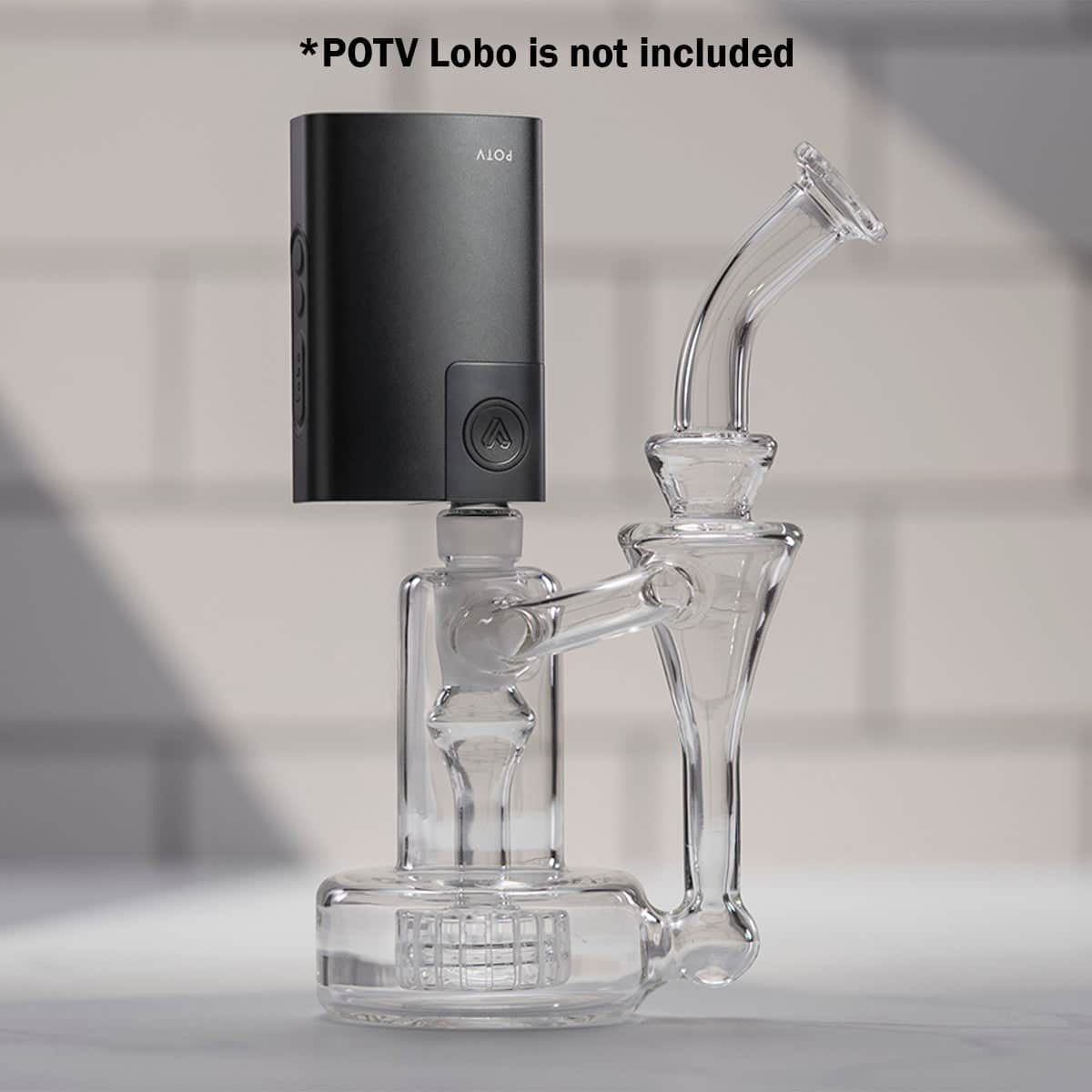 Shop POTV Recycler Glass Bubbler in australian