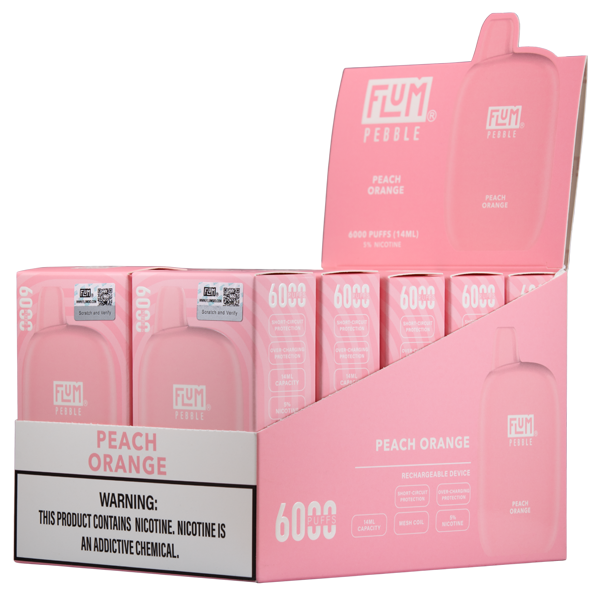 Shop Peach Orange FLUM Pebble in australian