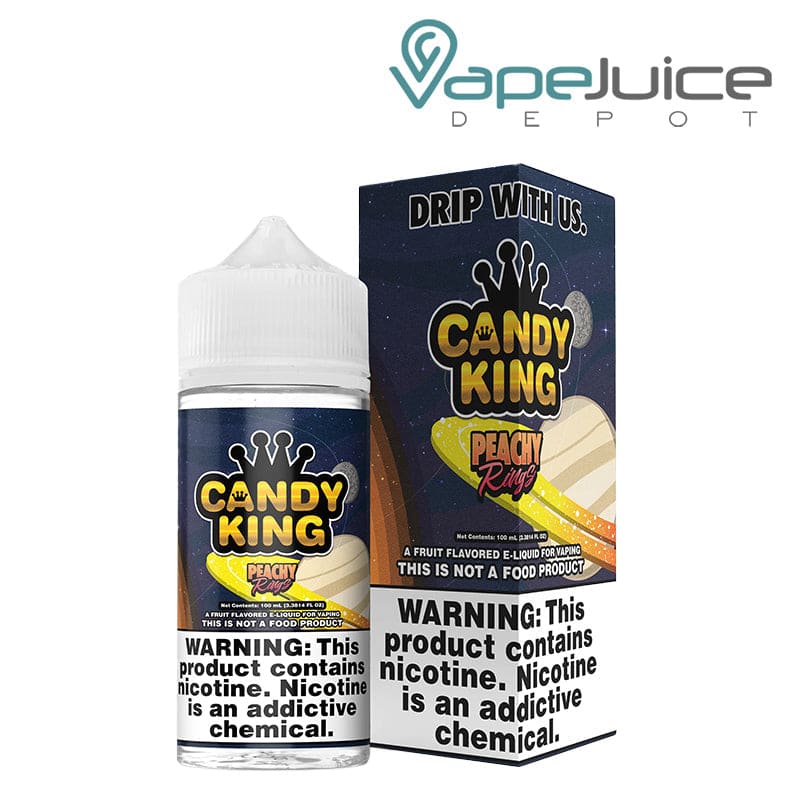 Shop Peachy Rings Candy King eLiquid 100ml in australian