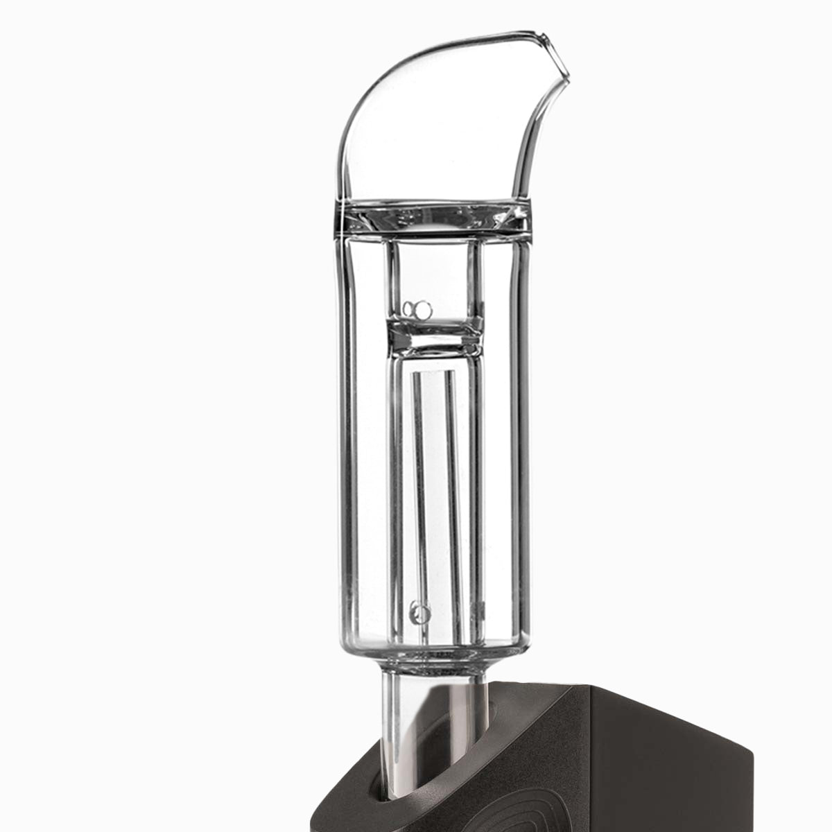 Shop POTV Glass Curved Mini Bubbler in australian