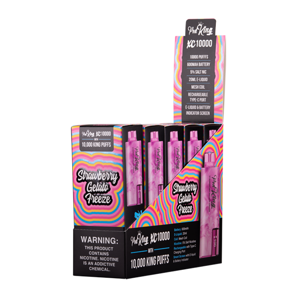 Shop Strawberry Gelato Freeze Pod King XC10000 in australian