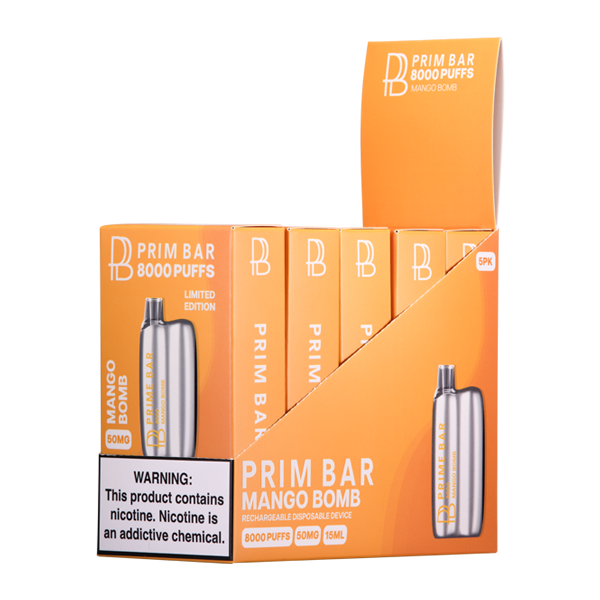 Shop Mango Bomb Prime Bar 8000 in australian