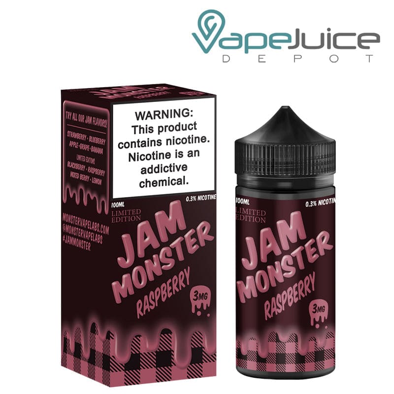 Shop Raspberry Jam Monster eLiquid 100ml in australian