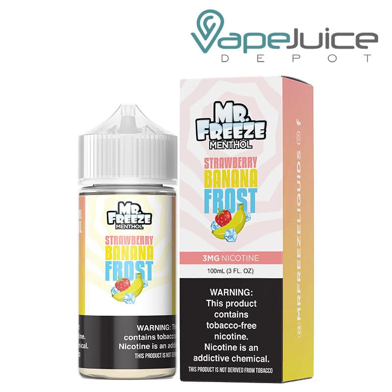 Shop Strawberry Banana Frost Mr Freeze eLiquid 100ml in australian
