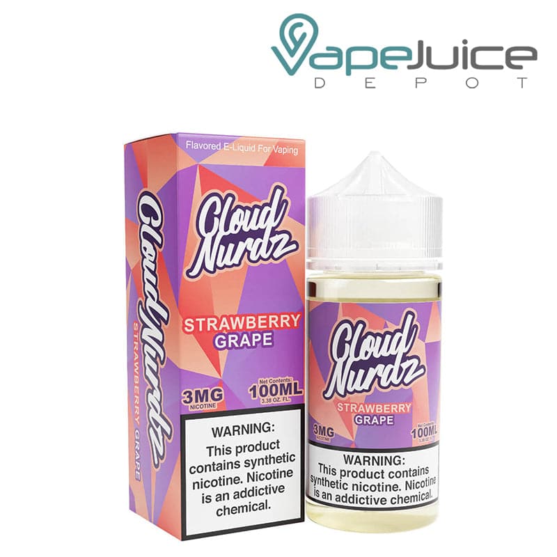 Shop Strawberry Grape Cloud Nurdz eLiquid 100ml in australian