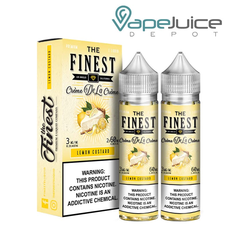 Shop Lemon Custard Finest eLiquid 120ml in australian