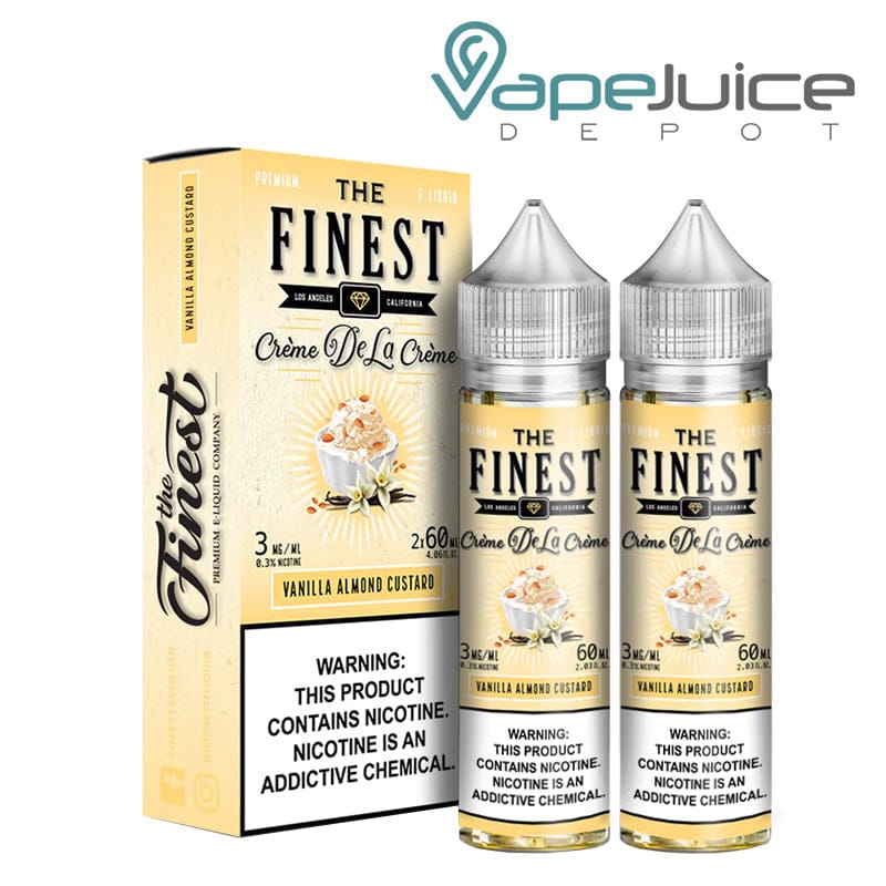 Shop Vanilla Almond Custard Finest eLiquid 120ml in australian