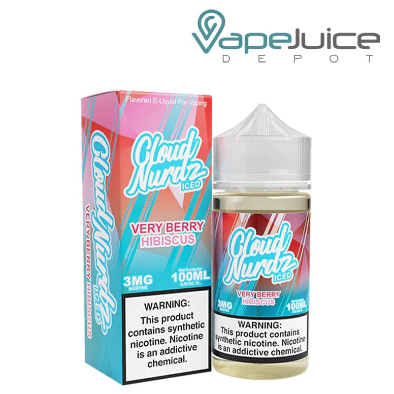 Shop Very Berry Hibiscus Iced TFN Cloud Nurdz 100ml in australian