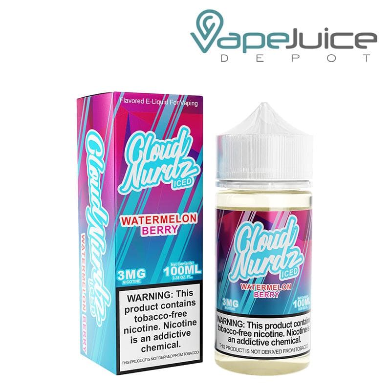 Shop ICED Watermelon Berry TFN Cloud Nurdz 100ml in australian