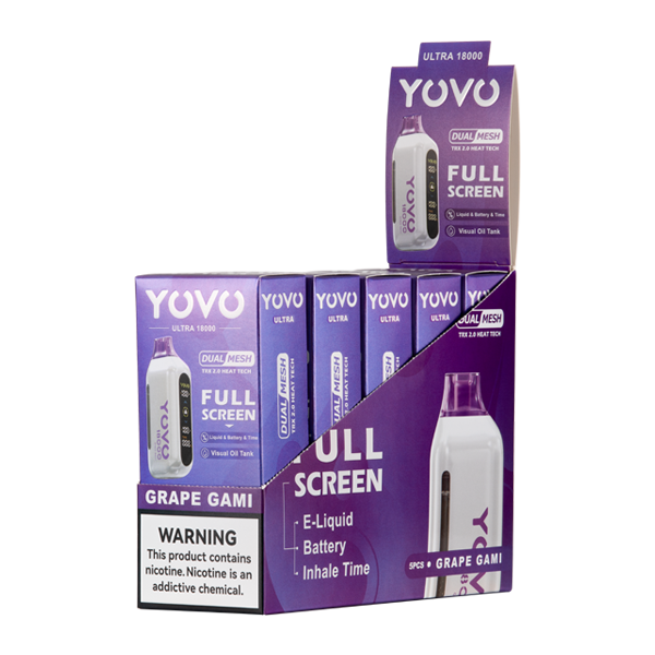 Shop Grape Gami YOVO Ultra 18000 in australian