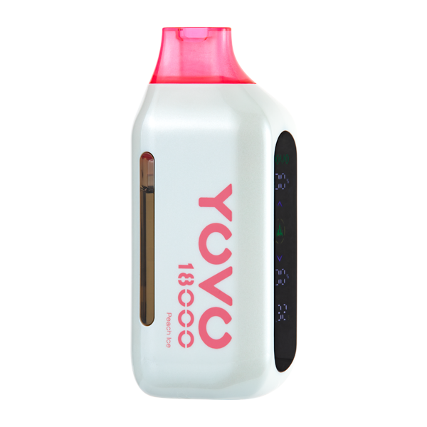 Shop Peach Ice YOVO Ultra 18000 in australian