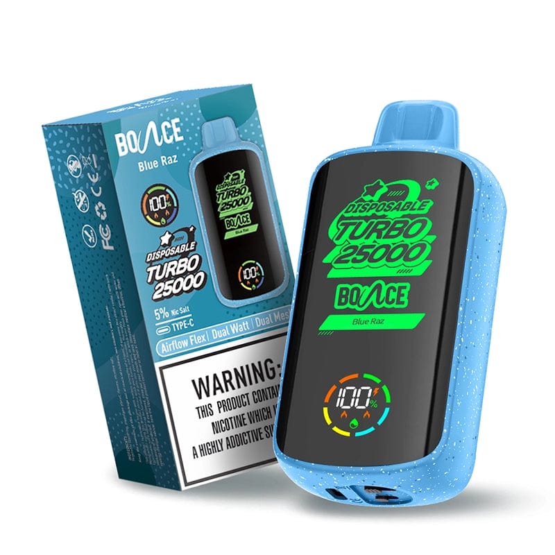 Shop Bounce Turbo 25000 Disposable Vape (5%, 25000 Puffs) in australian